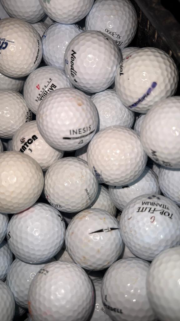 Gebruikte golfballen mix 200 stuks omega deal., Ophalen of Verzenden, Zo goed als nieuw, Bal(len)
