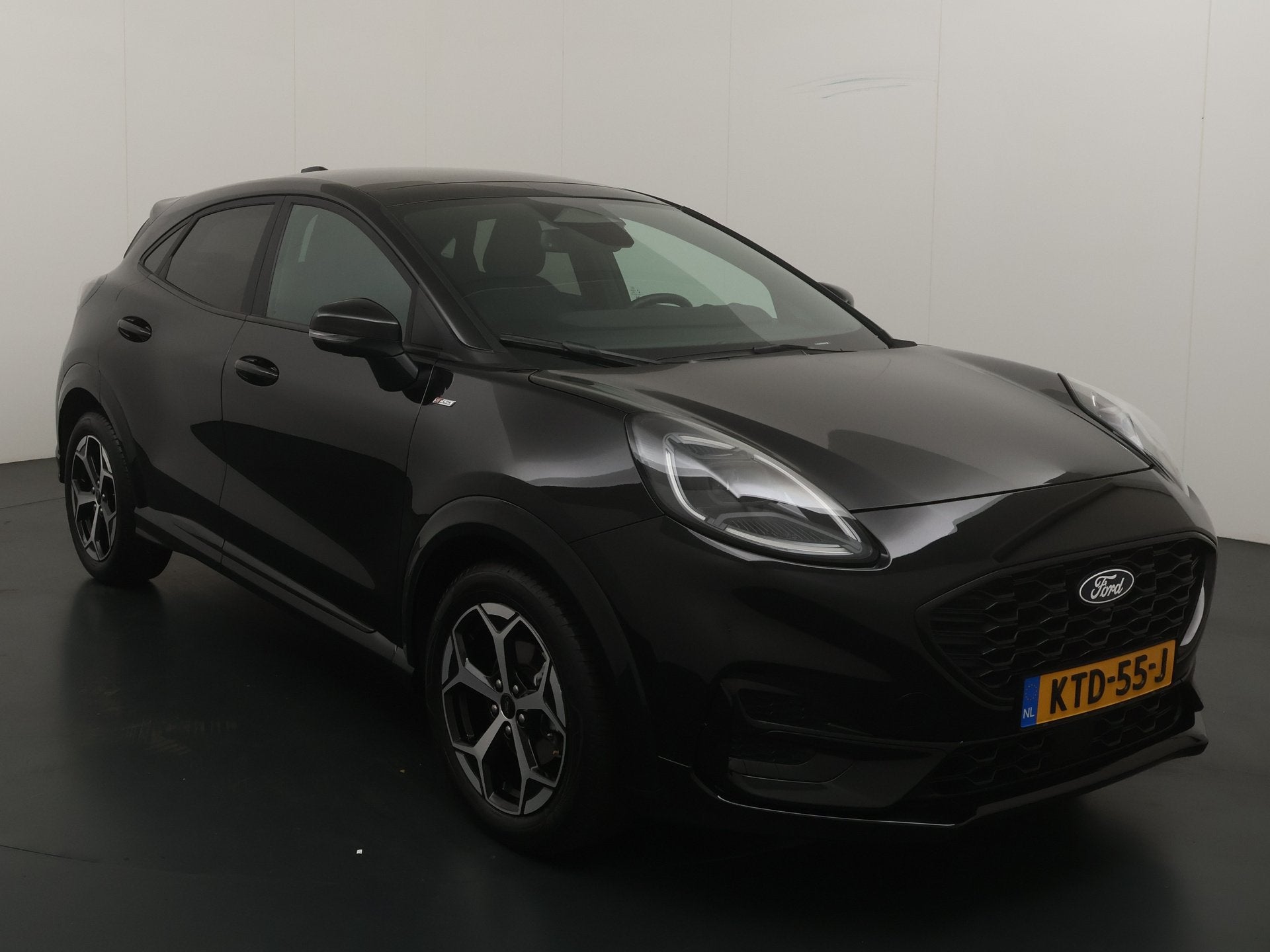 Ford Puma EcoBoost Hybrid 155 pk ST-Line X | Pano | Winter P, Auto's, 12 maanden, Zwart, Bedrijf, 155 pk
