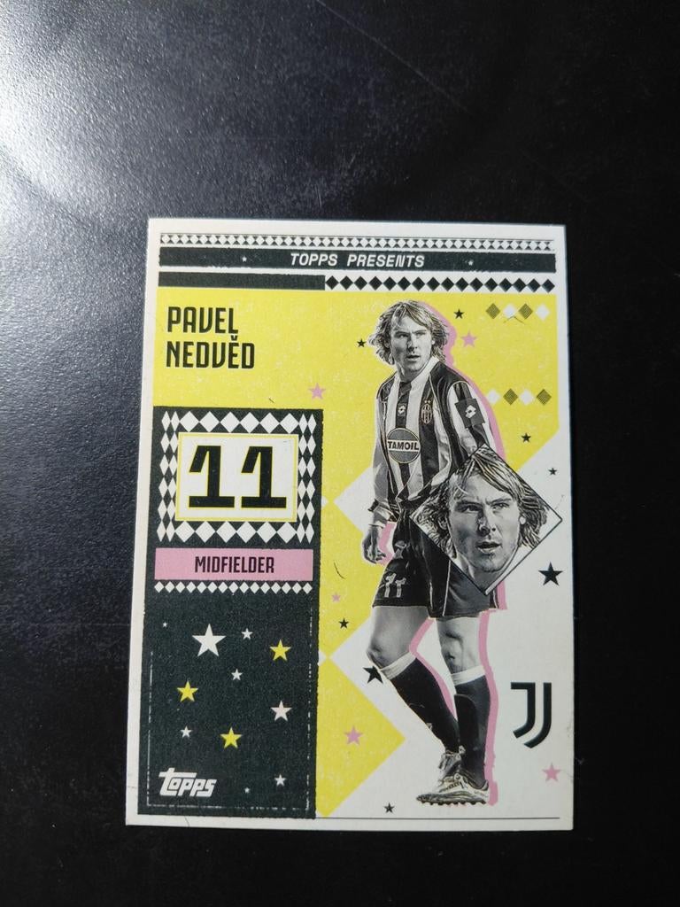 Pavel nedved (juventus) topps legend insert, Ophalen of Verzenden, Nieuw, Buitenlandse clubs, Spelerskaart
