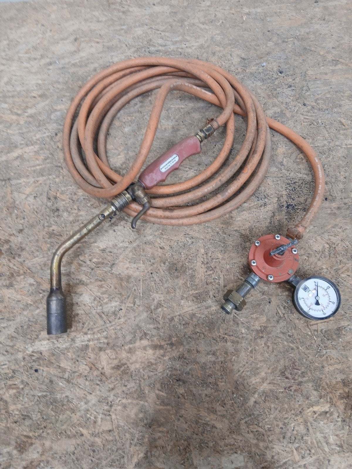 Rothenberger Airprop 3 1010 brander met slang  drukregelaar, Antiek en Kunst, Ophalen of Verzenden
