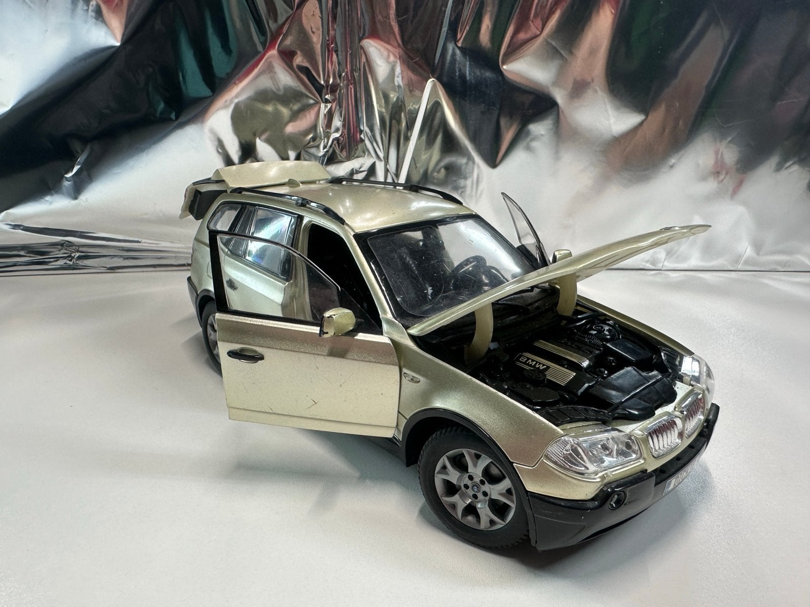 Bmw x3 E83.  Majorette.  1:18, Ophalen of Verzenden, Zo goed als nieuw, Auto