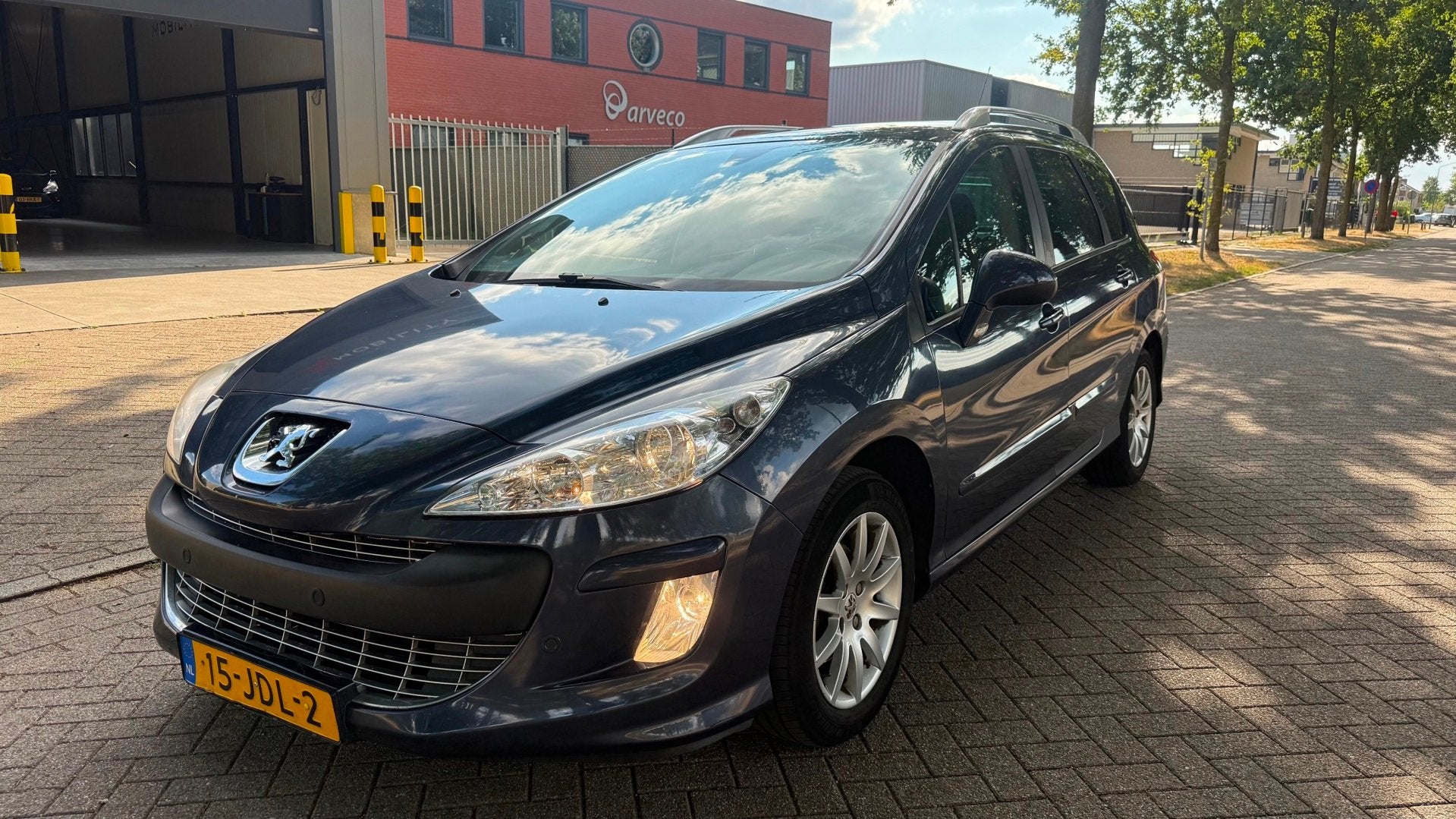 Peugeot 308 SW 1.6 VTi XS 2009 7p Première Panoramadak NIEU, Voorwielaandrijving, Gebruikt, 4 cilinders, Blauw