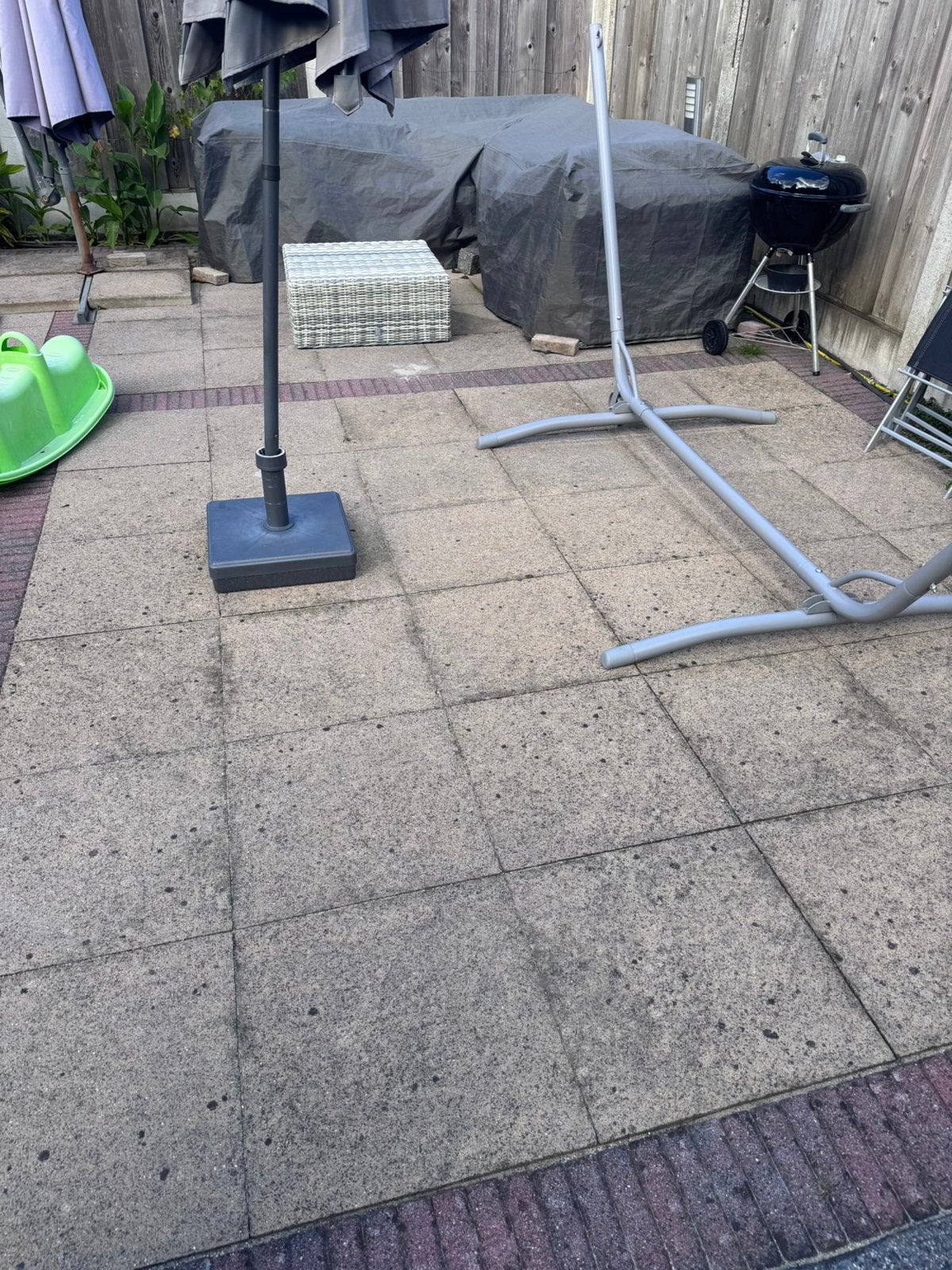 220 tegels (50x50cm), Tuin en Terras, Overige materialen, Gebruikt, Ophalen of Verzenden, 10 m² of meer