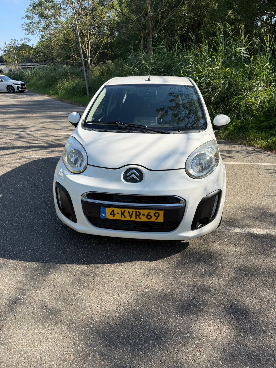 Citroën C1 1.0i 68PK 5D 2013 Wit, Auto's, Voorwielaandrijving, Euro 5, Stof, Zwart