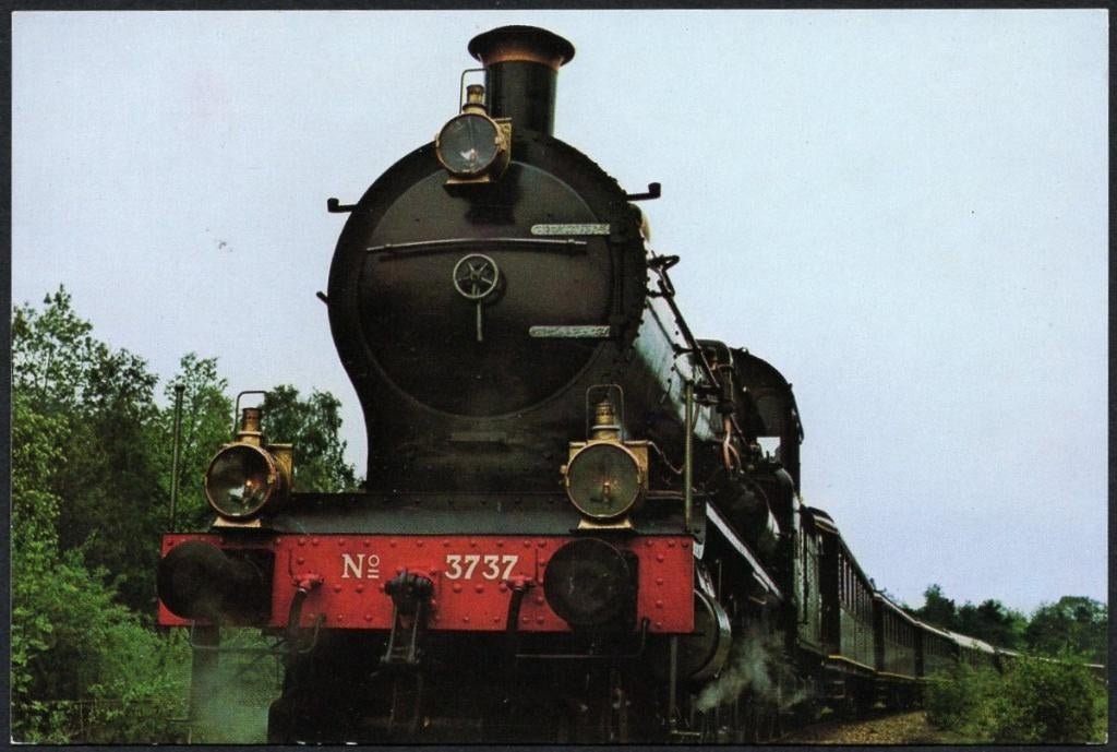 3737 Locomotief - Stichting Stoomtreinmij Tilburg - Turnhout, Verzenden, 1960 tot 1980, Gelopen, Voertuig