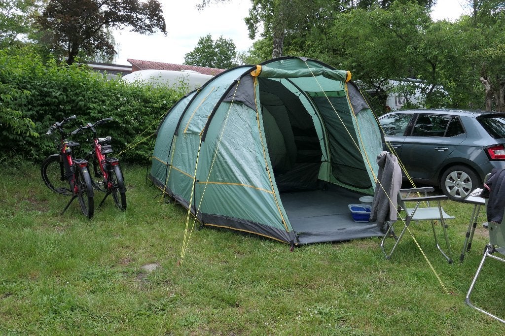 RedWood Apex 260 groene polyester 3 persoons tent, Ophalen, Gebruikt, Tot en met 3