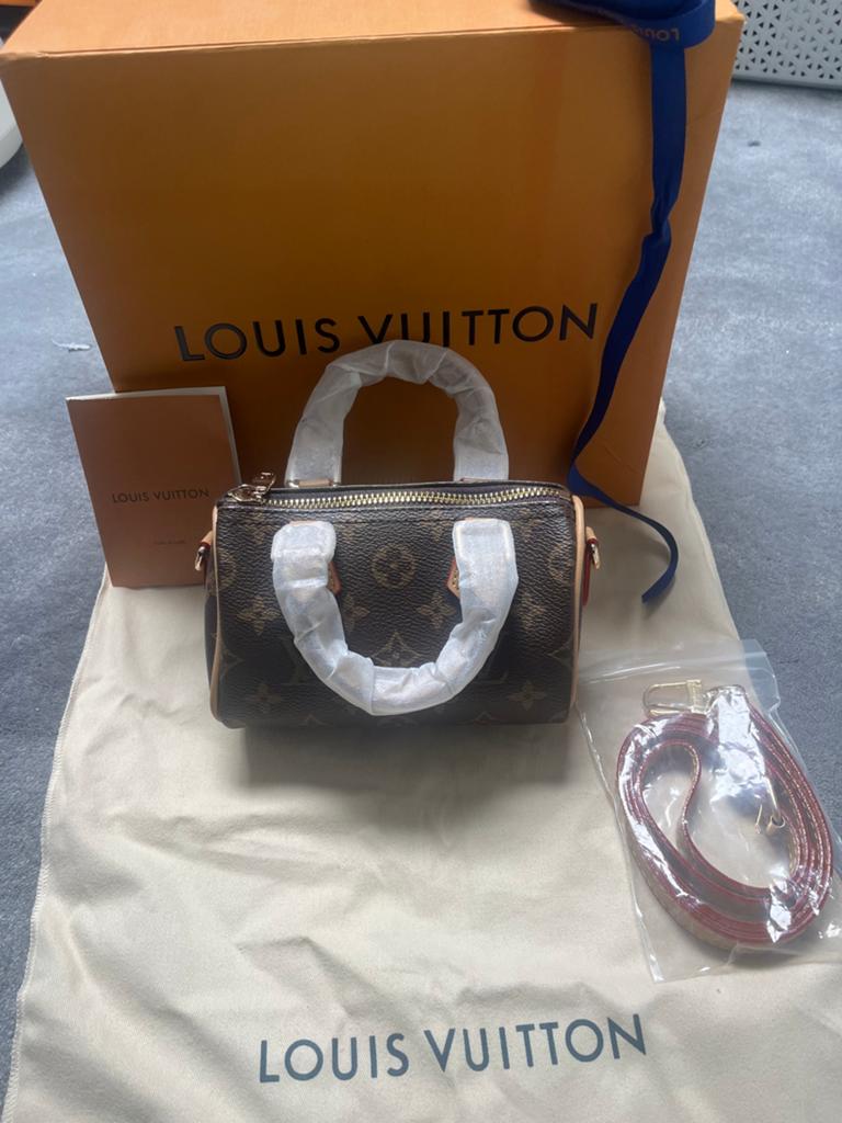 Louis Vuitton Speedy Nano Monogram Handtas, Ophalen of Verzenden, Nieuw, Bruin, Handtas
