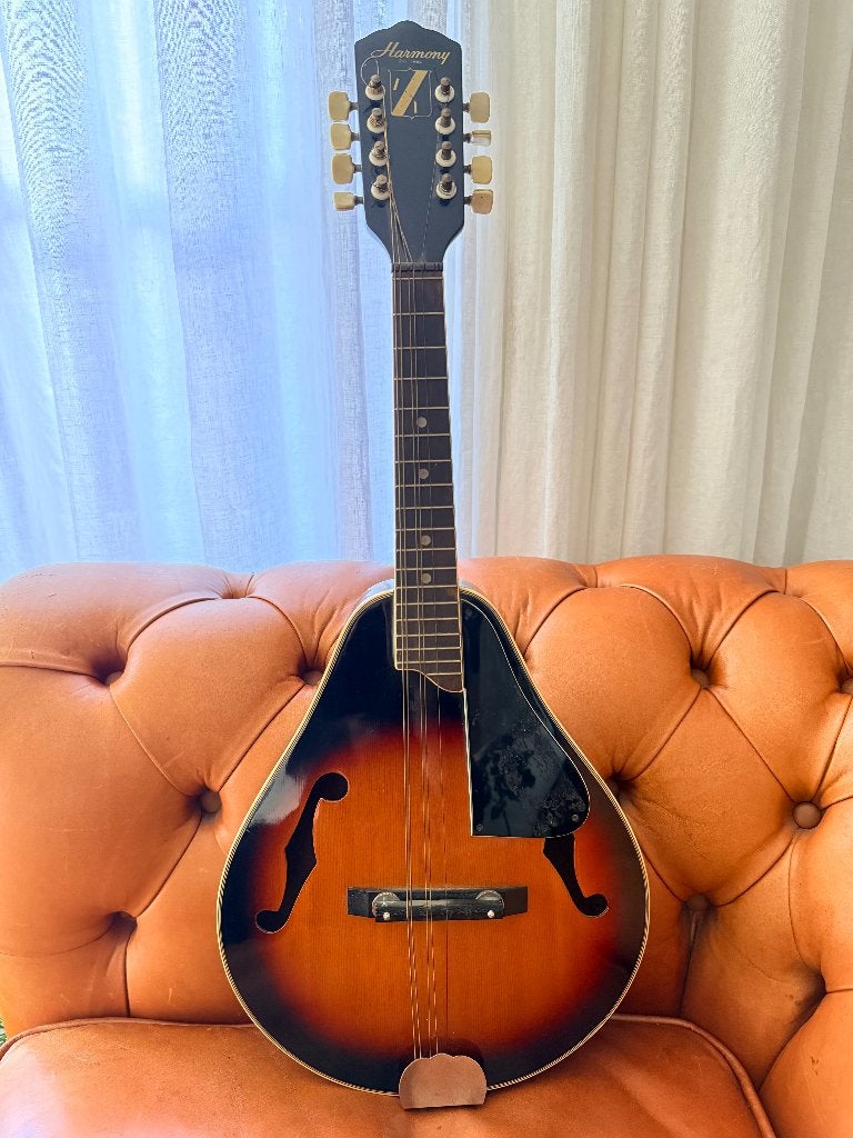 Vintage Harmony H8018S mandoline 8-snarig, Ophalen of Verzenden, Gebruikt