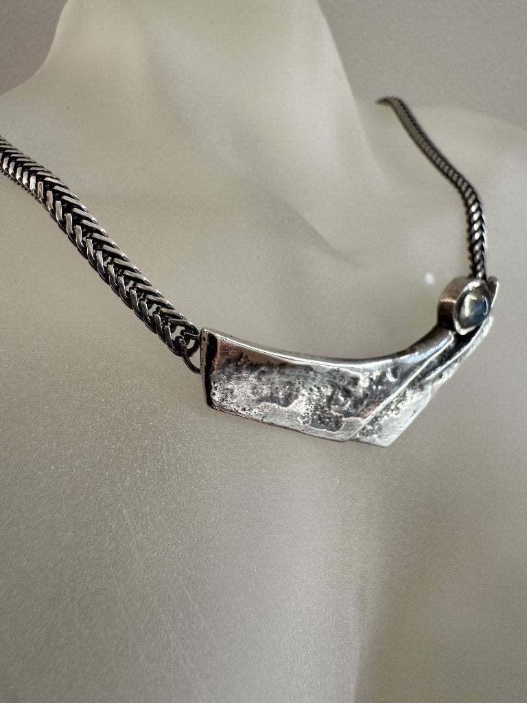 Burkhard en Monika Oly modernist ketting 925, Sieraden, Tassen en Uiterlijk, Kettingen, Ophalen of Verzenden, Zo goed als nieuw