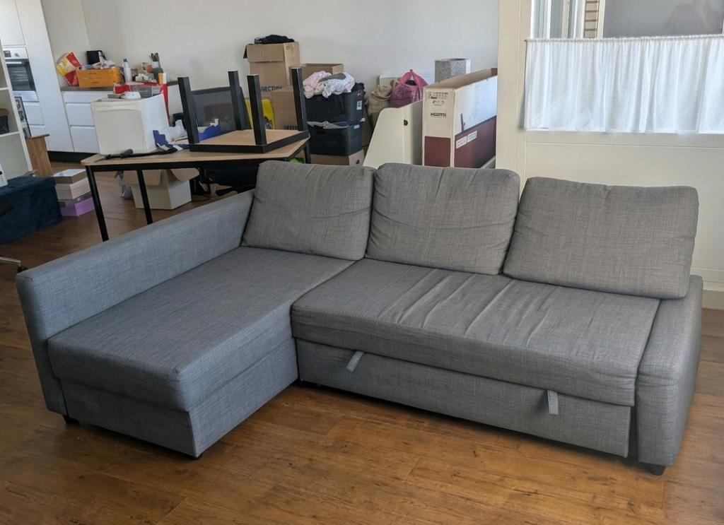 IKEA Friheten Sofa/Sofa-bed, Ophalen, Gebruikt, Tweepersoons, Grijs