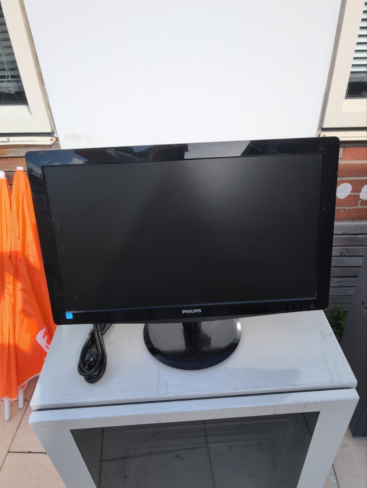 Philips 190S LED Monitor - Goede staat, Ophalen, Philips, HD, Zo goed als nieuw