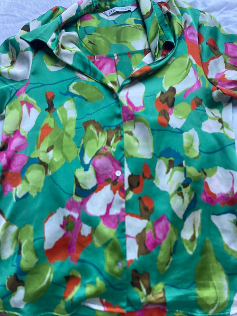 Blouse Zara, Ophalen of Verzenden, Nieuw, Maat 34 (XS) of kleiner, Groen