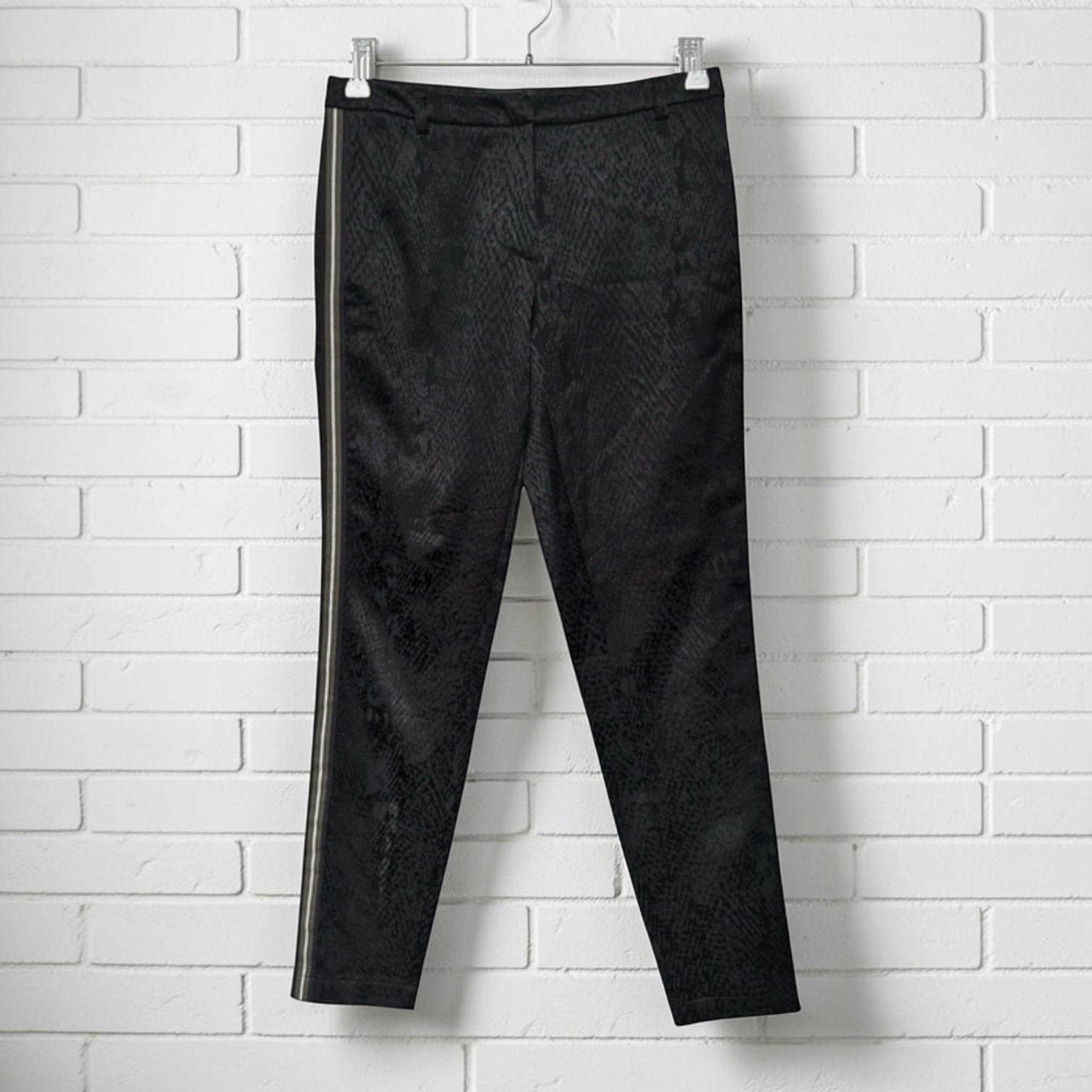 Summum Broek Maat 34 Zwart Slangenprint Streep, S, Verzenden, Zwart, Zo goed als nieuw