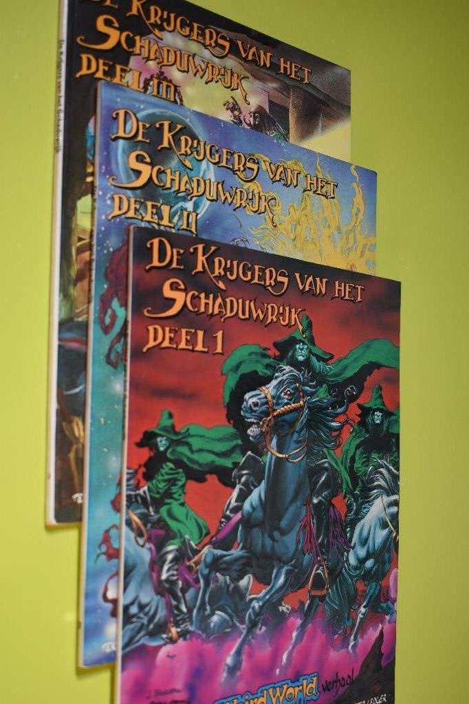 De Krijgers van het Schaduwrijk deel 1 t/m 3-1e druk- '80, Complete serie of reeks, Ophalen of Verzenden, Zo goed als nieuw, D. Moench