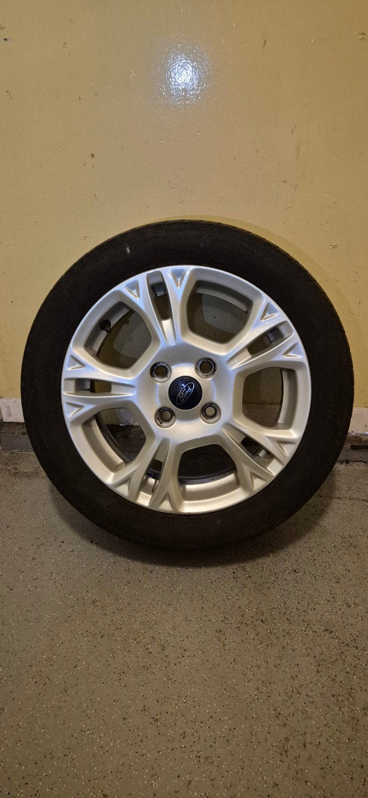 Ford 15 inch velgen met zomerbanden, Ophalen, Gebruikt, 15 inch, Banden en Velgen