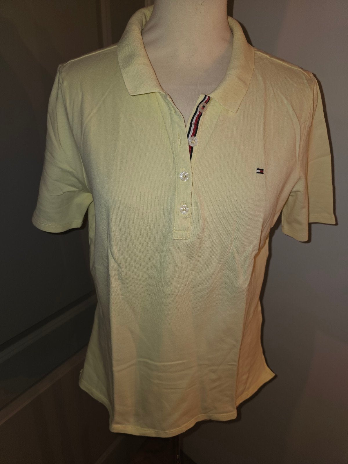 Tommy hilfiger poloshirt maat L, Kleding | Heren, Polo's, Ophalen of Verzenden, Zo goed als nieuw, Blauw