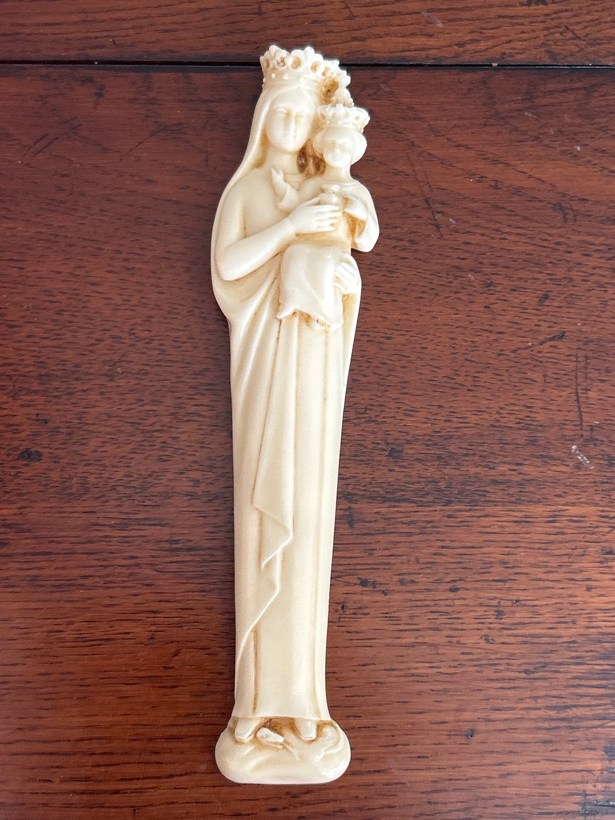 Vintage Maria met Kind beeldje - Religieuze kunst, Antiek en Kunst, Ophalen of Verzenden