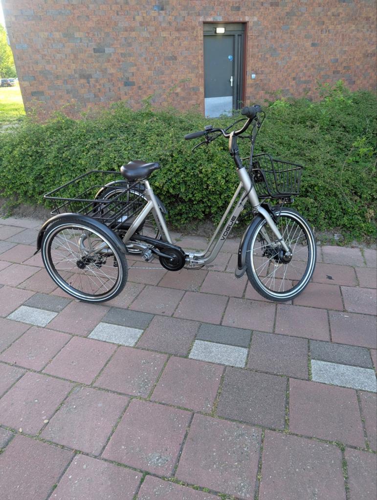 Electrische Vouge Tri-velo driewieler, Ophalen of Verzenden, Zo goed als nieuw