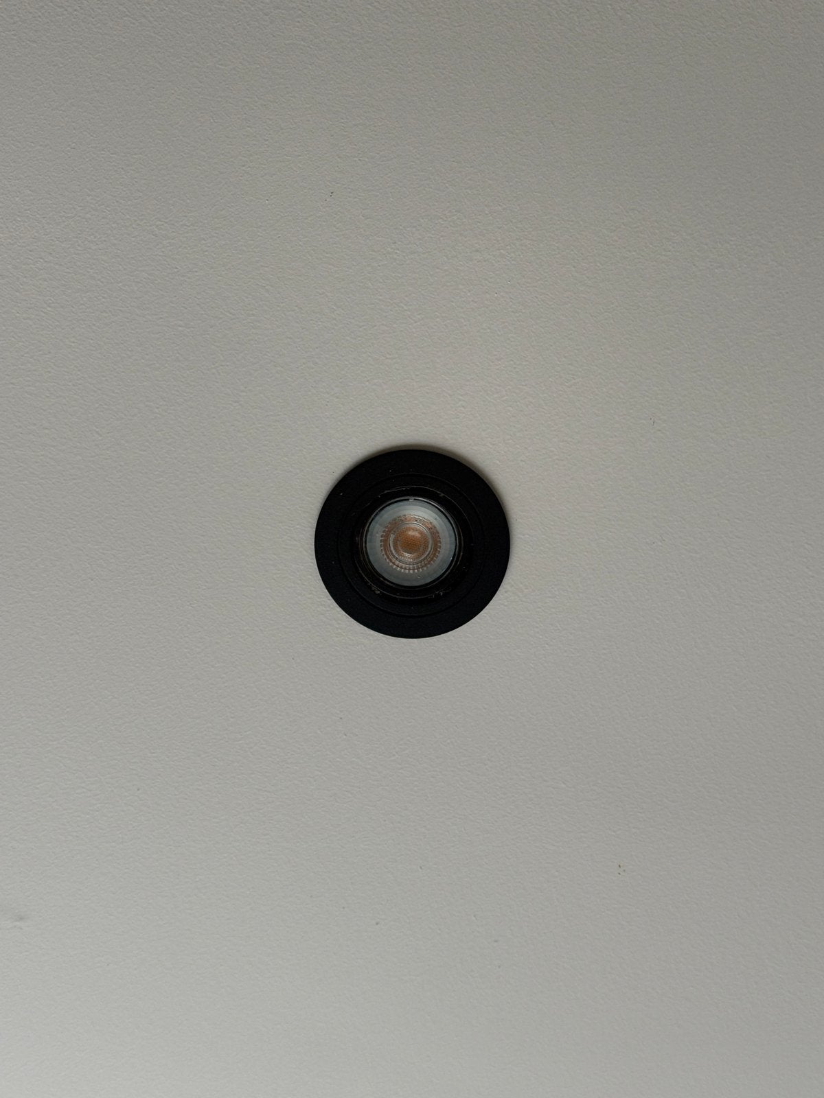8x Hoftronic zwarte inbouwspotjes, Huis en Inrichting, Gebruikt, GU10, Overige merken, Ophalen of Verzenden