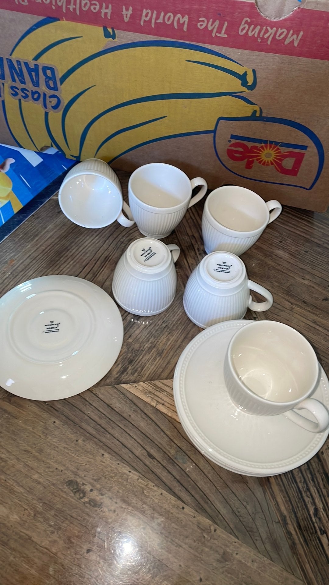 Wedgwood windsor kop en schotels , set van 6, Huis en Inrichting, Keuken | Servies, Nieuw, Ophalen of Verzenden, Wedgwood, Kop(pen) en/of Schotel(s)