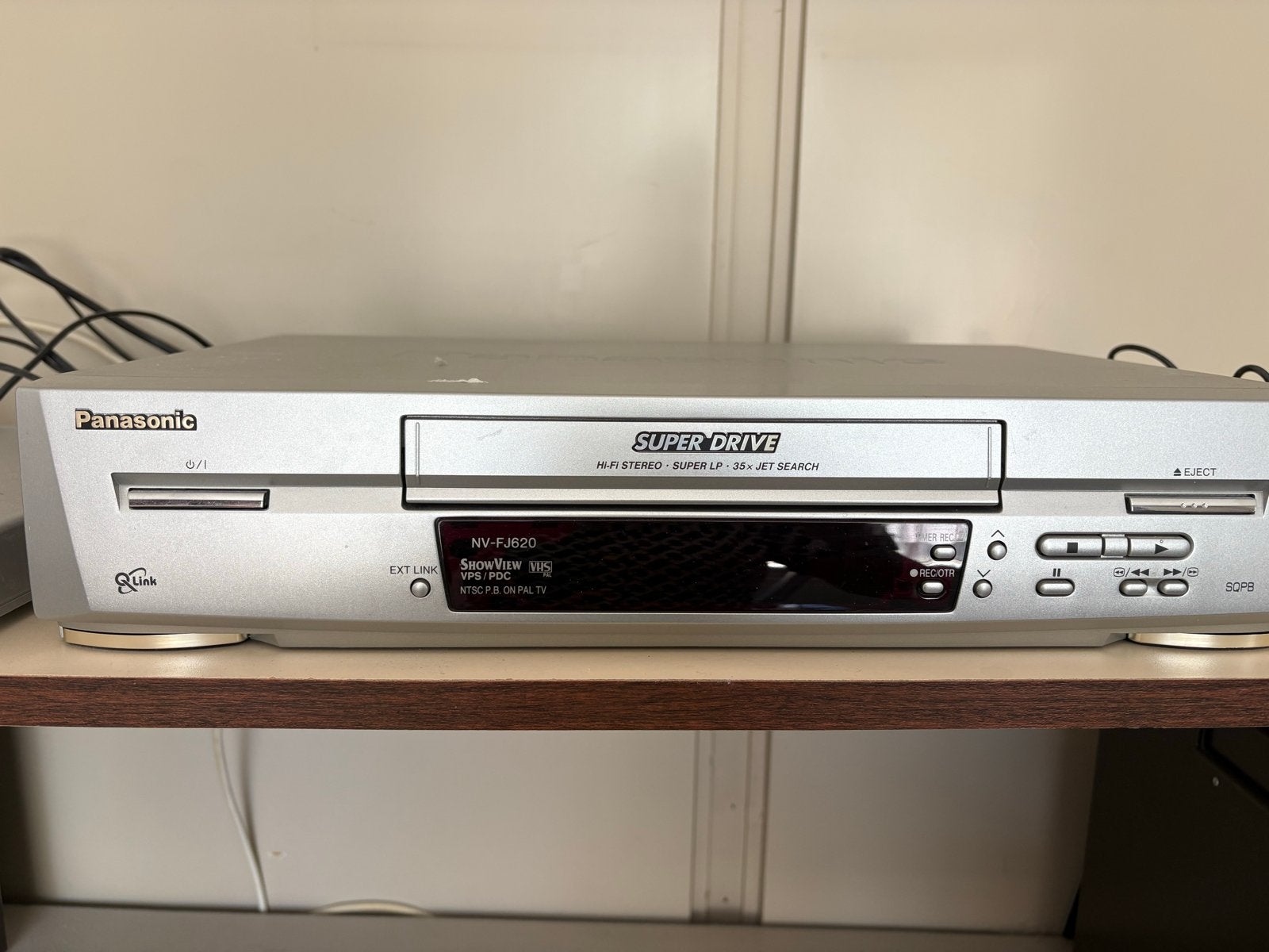 Panasonic NV-FJ620 VHS-speler en Philips DVP3020 DVD-speler, Ophalen, Gebruikt, VHS-speler of -recorder
