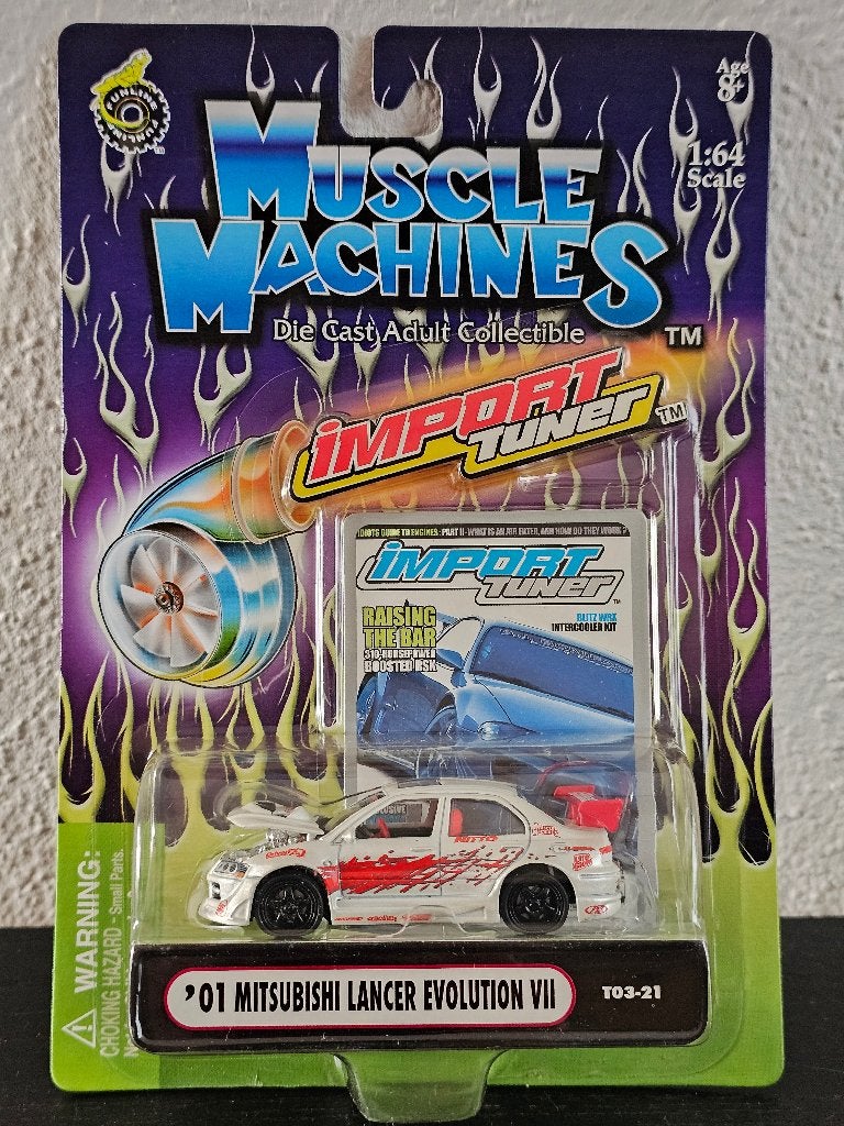 Muscle Machines Import Tuner Mitsubishi Lancer Evolution VII, Verzenden, Nieuw, Auto