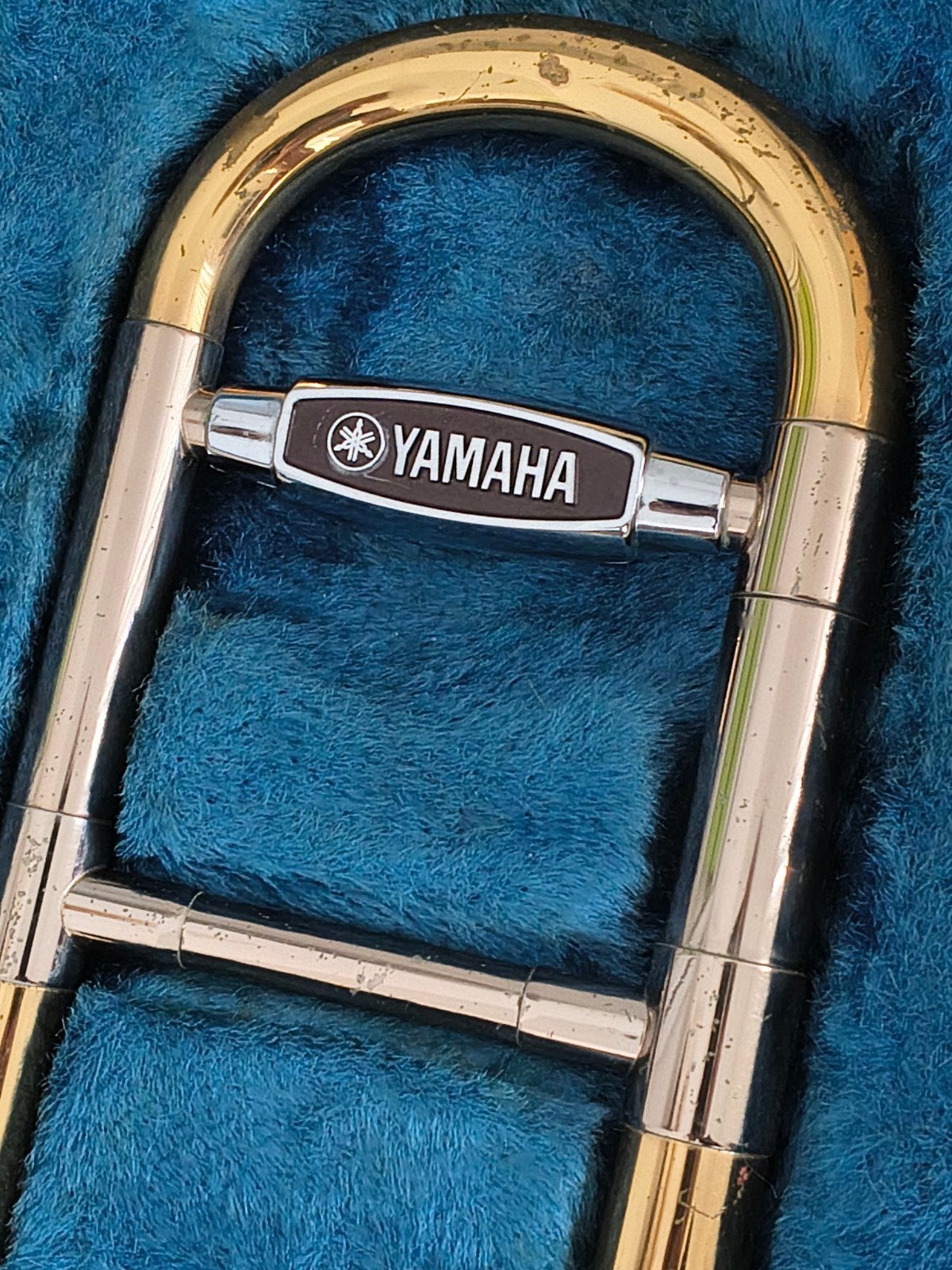 Yamaha YSL 653 professionele trombone, Ophalen of Verzenden, Gebruikt, Tenor, Met koffer