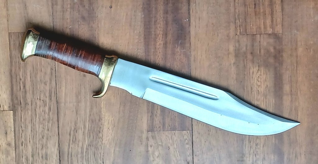 Jachtmes bowie knive mes geweer dolk, Ophalen of Verzenden, Landmacht, Amerika, Mes of Dolk