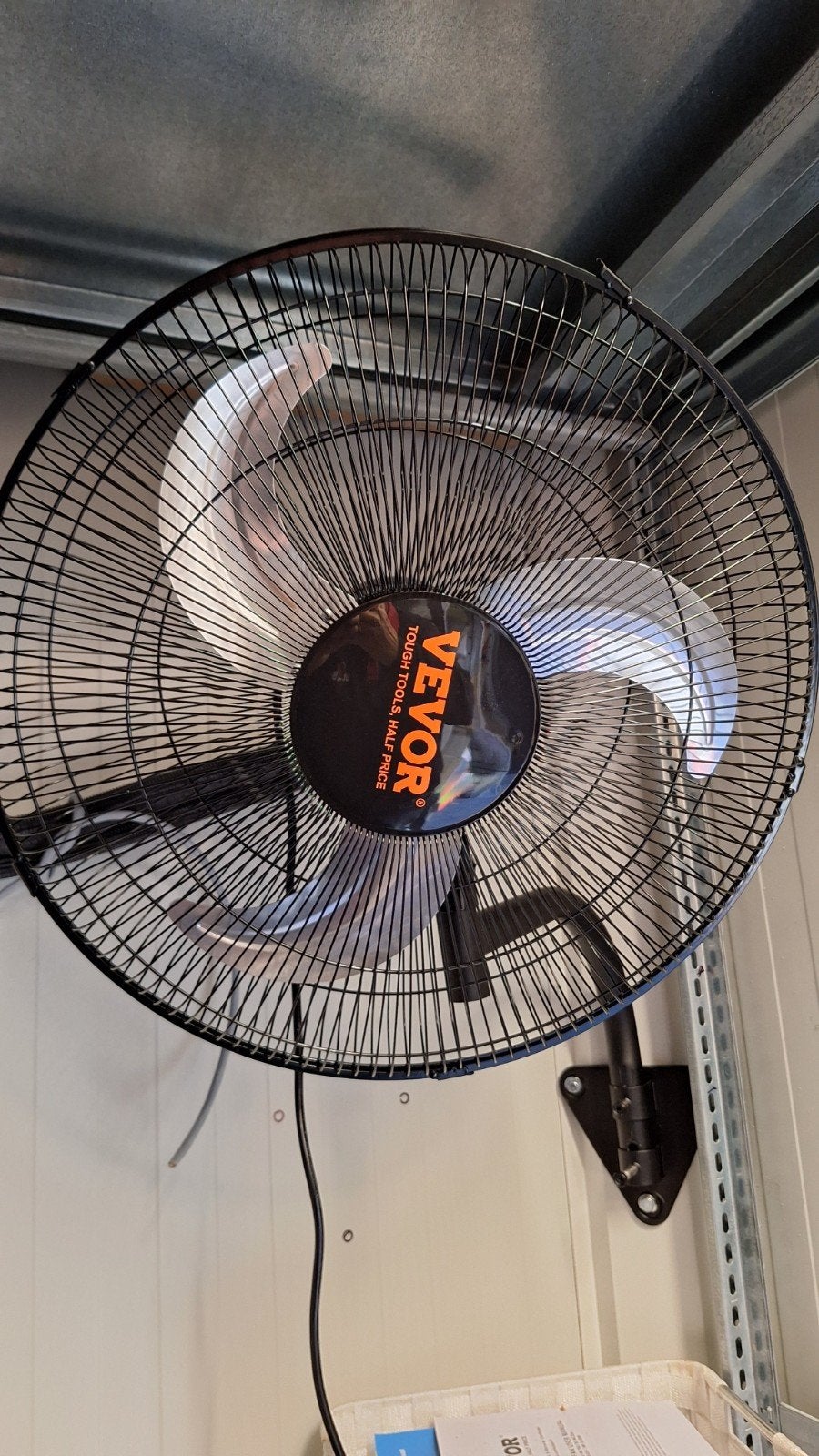 Vevor wandventilator - Krachtige koeling voor elke ruimte, Witgoed en Apparatuur, Ophalen of Verzenden, Zo goed als nieuw, Overige