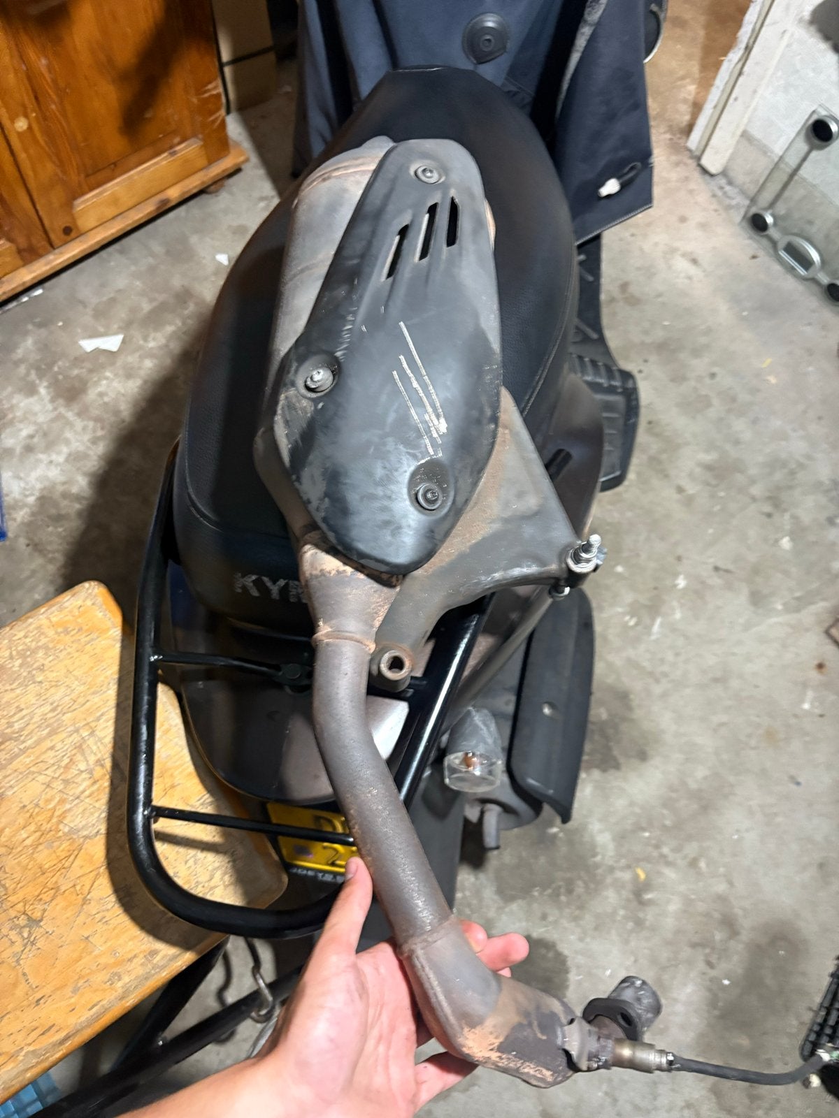 Vespa sprint 125cc uitlaat (gebruikt), Ophalen of Verzenden, Gebruikt, Uitlaat, Vespa