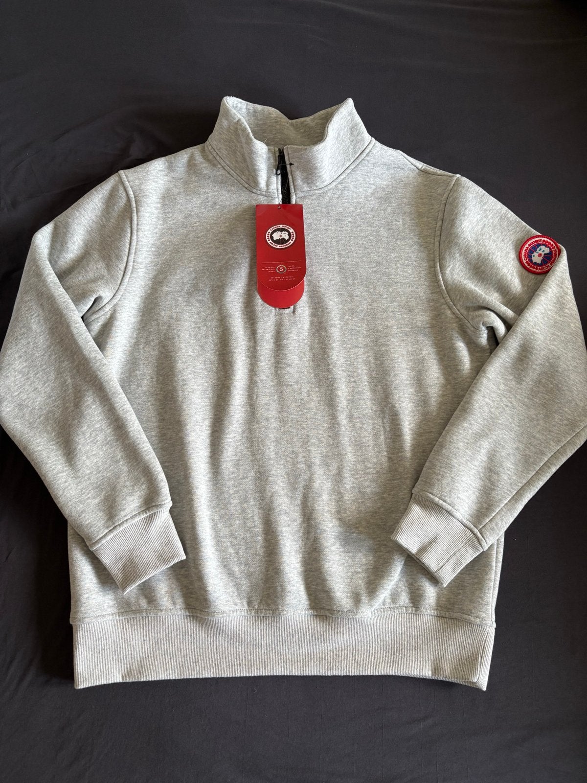 Canada Goose trui met rits - Nieuw met labels, Ophalen of Verzenden, Nieuw, Maat 48/50 (M), Grijs