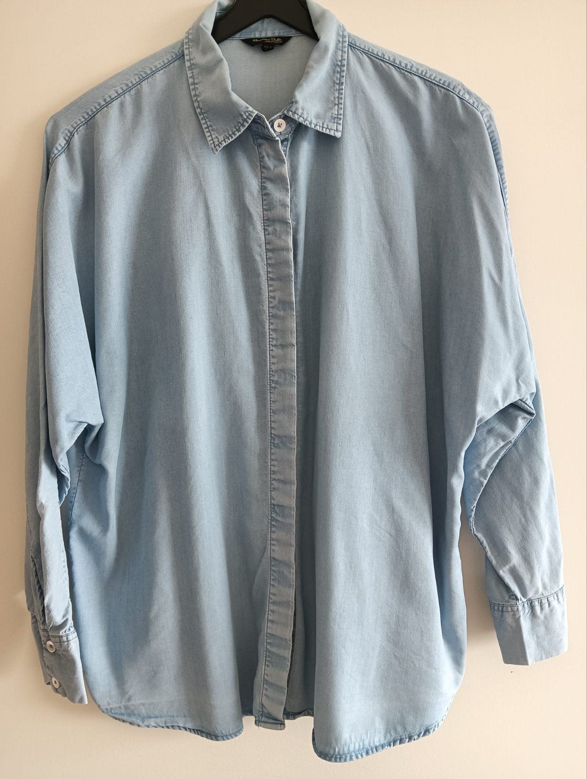 Massimo Dutti jeans blouse in maat 40/42, Kleding | Dames, Maat 38/40 (M), Blauw, Ophalen of Verzenden, Zo goed als nieuw