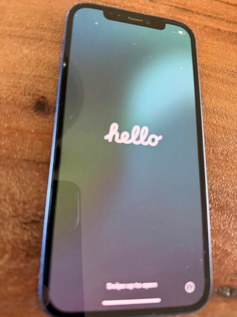 Apple iPhone 12 Blauw 128 gb, Telecommunicatie, Mobiele telefoons | Apple iPhone, Blauw, Ophalen of Verzenden, IPhone 12, Zonder simlock