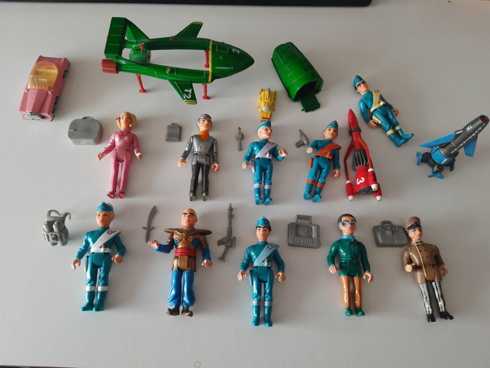 Vintage Thunderbirds speelgoed set of los, Verzamelen, Speelgoed, Ophalen of Verzenden, Gebruikt