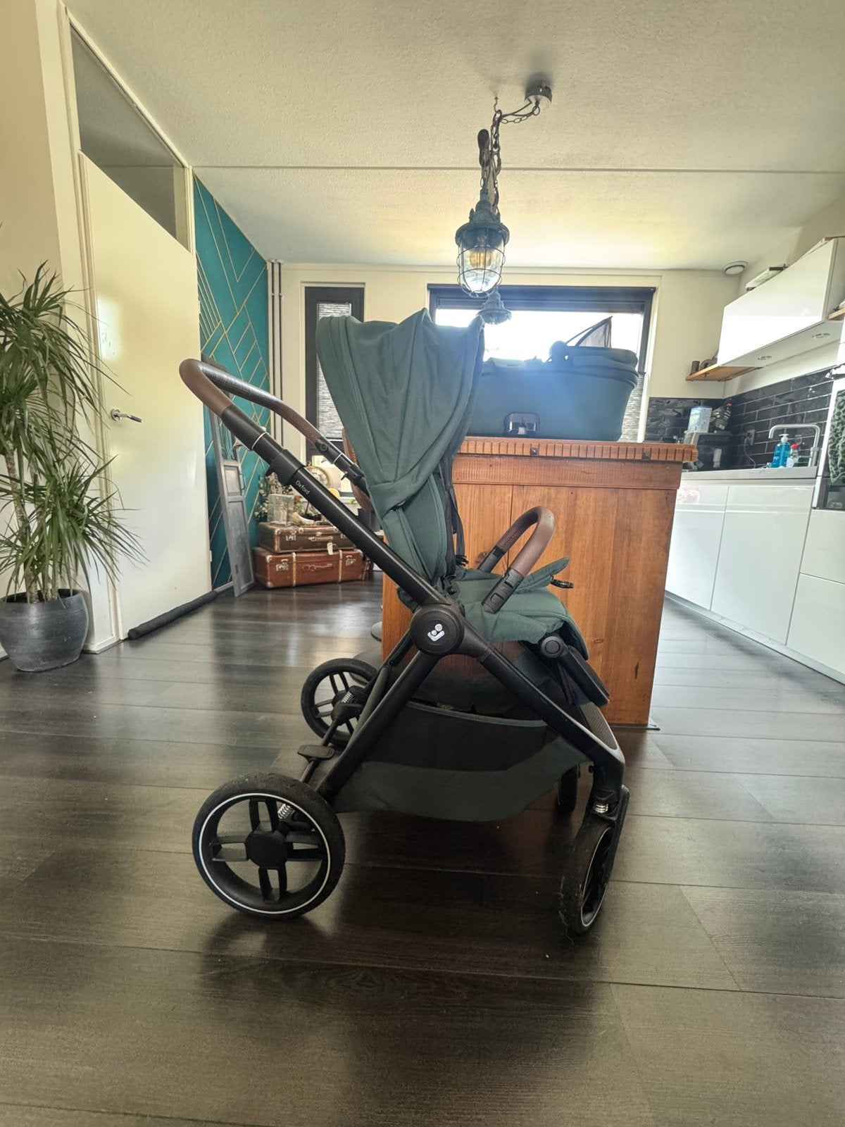Kinderwagen maxi cosi Oxford+, Kinderen en Baby's, Kinderwagens en Combinaties, Ophalen, Zo goed als nieuw, Combiwagen, Verstelbare duwstang
