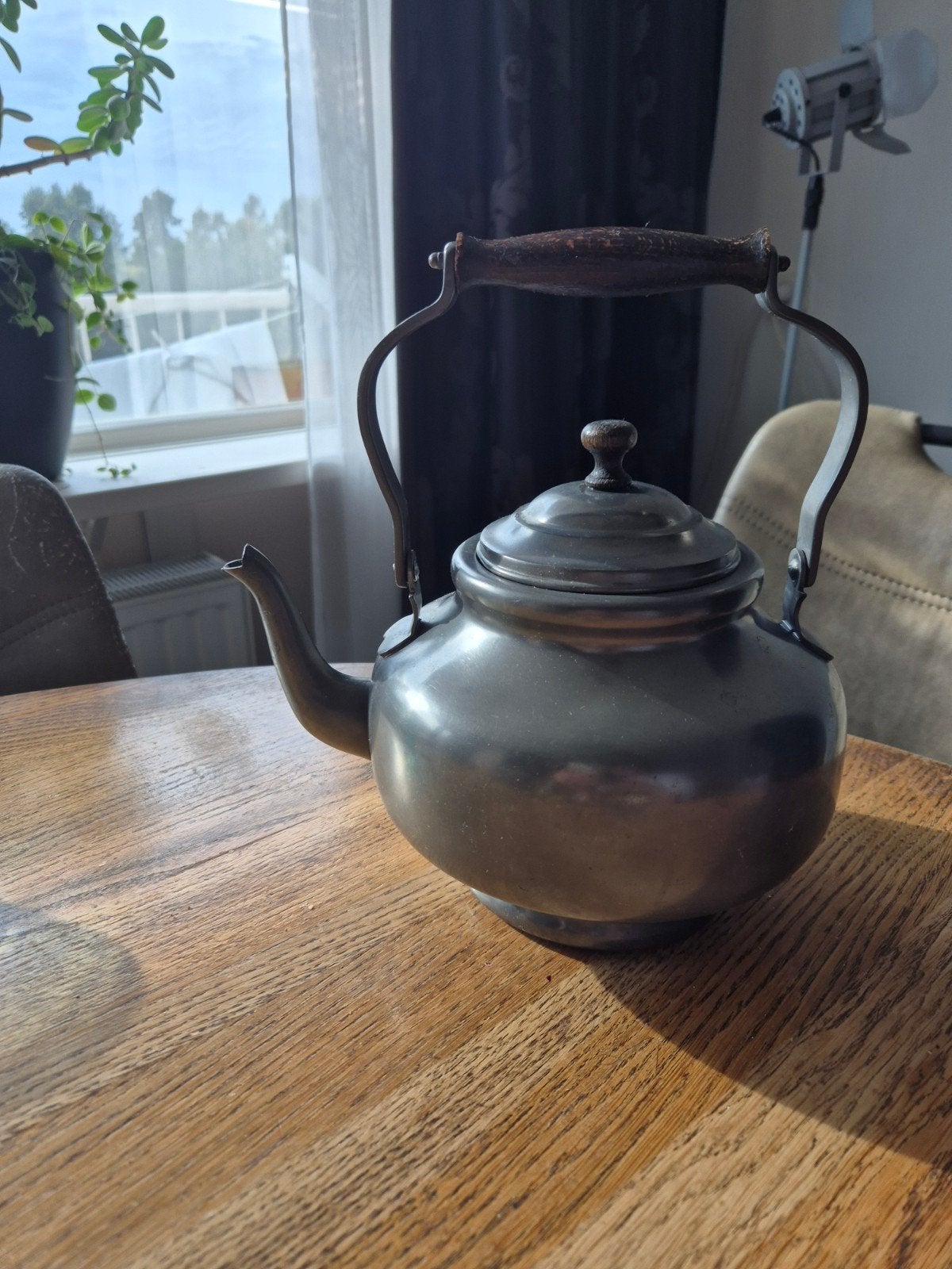 Vintage Tinnen Waterketel Theepot RIO Tiel, Antiek en Kunst, Ophalen of Verzenden