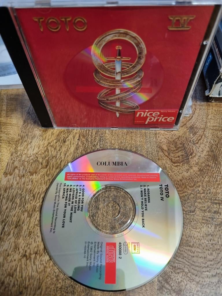 Cd Toto – Toto IV, Ophalen of Verzenden, Zo goed als nieuw, Poprock