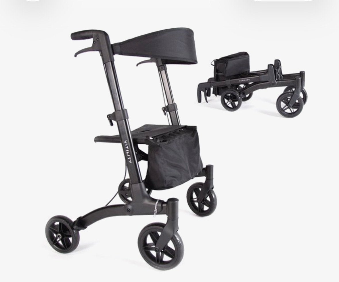 VITILITY Rollator Comfort – lichtgewicht & opvouwbaar, Ophalen of Verzenden, Opvouwbaar, Nieuw