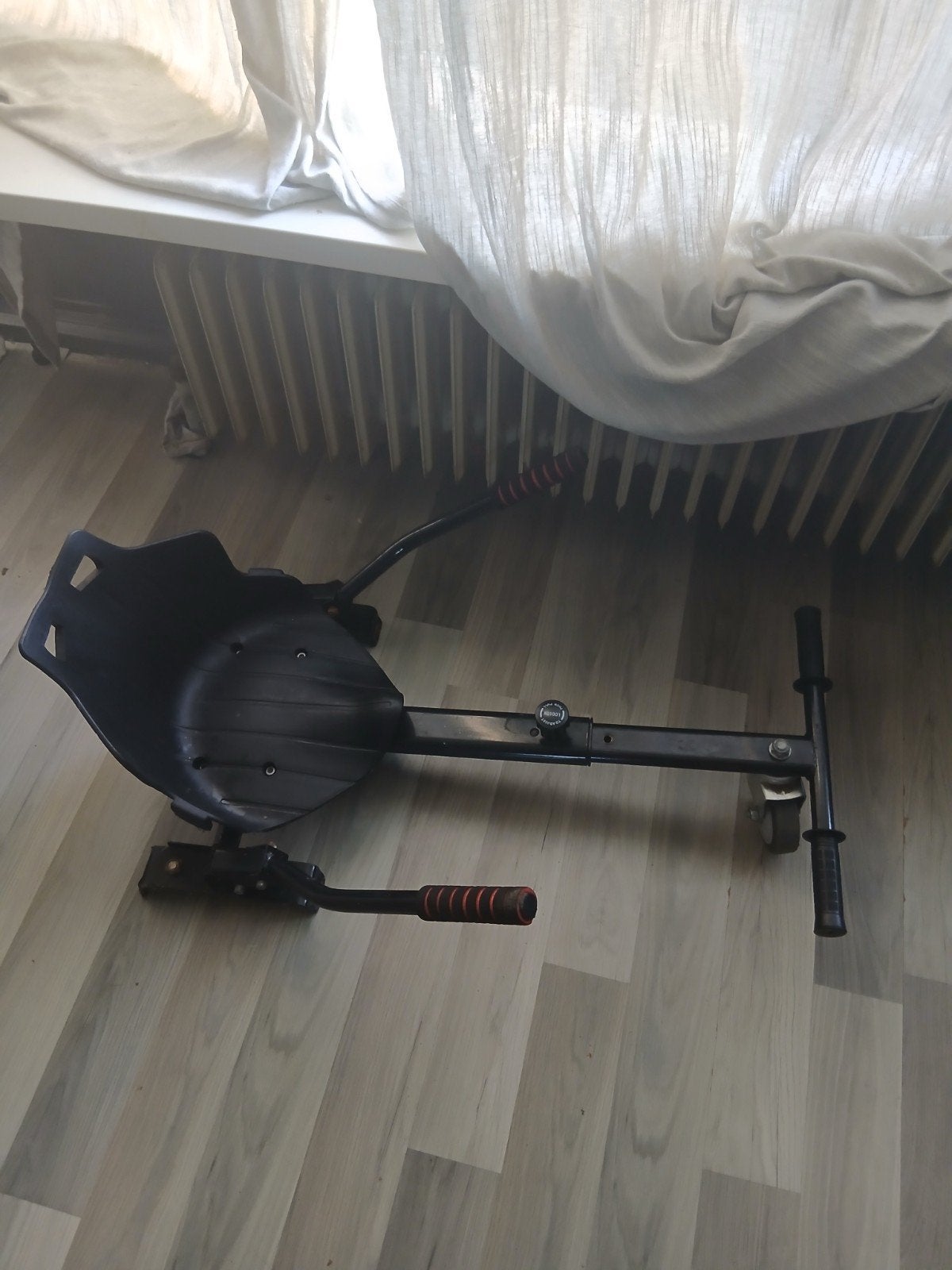 hoverboard zitje, Ophalen