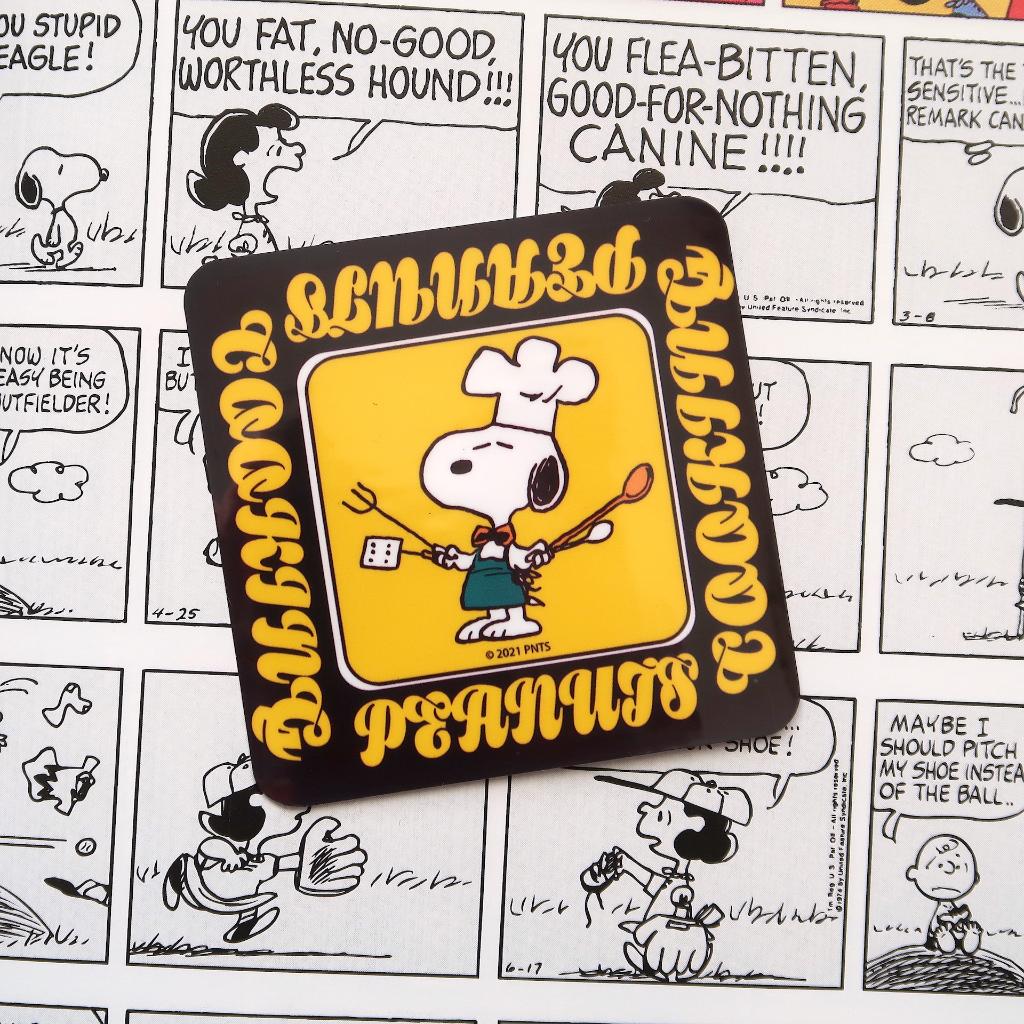 Kok Snoopy van Peanuts strips en tekenfilms sticker, Verzenden, Snoopy, Nieuw, Plaatje, Poster of Sticker