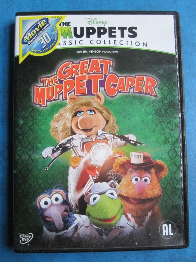 The Muppets - The Great Muppet Caper (1981) DISNEY, Alle leeftijden, Ophalen of Verzenden, Zo goed als nieuw, Overige genres