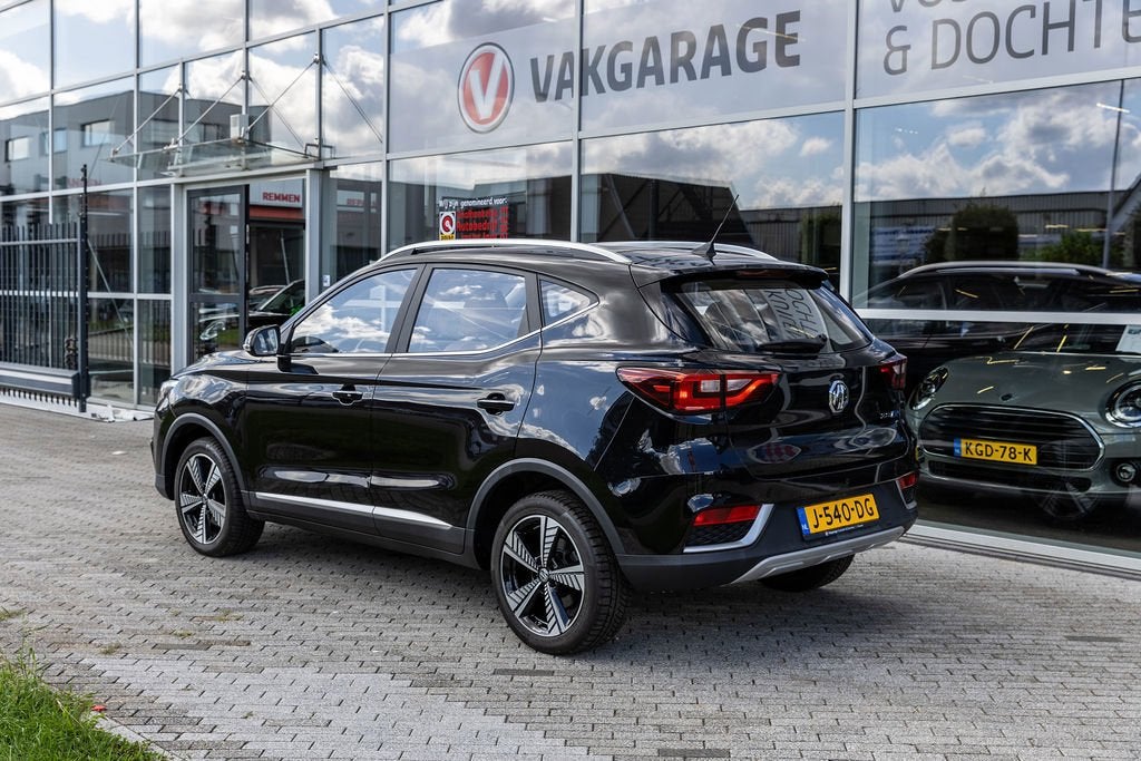 MG ZS EV Luxury 45 kWh Beige lederen interieur, Auto's, 12 maanden, Gebruikt, Beige, ZS