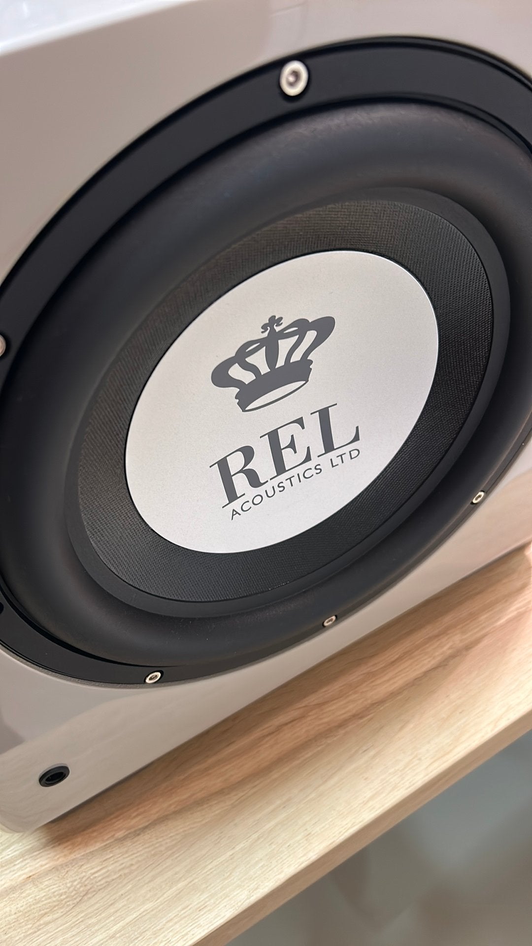 Rel TX9 hoogglans Grey, Subwoofer, Nieuw, /, REL