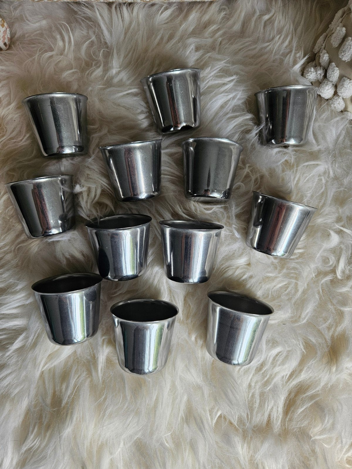 STO Inox Italy 12  roestvrijstalen baba al rum vormen, Ophalen of Verzenden, Overige materialen, Overige stijlen