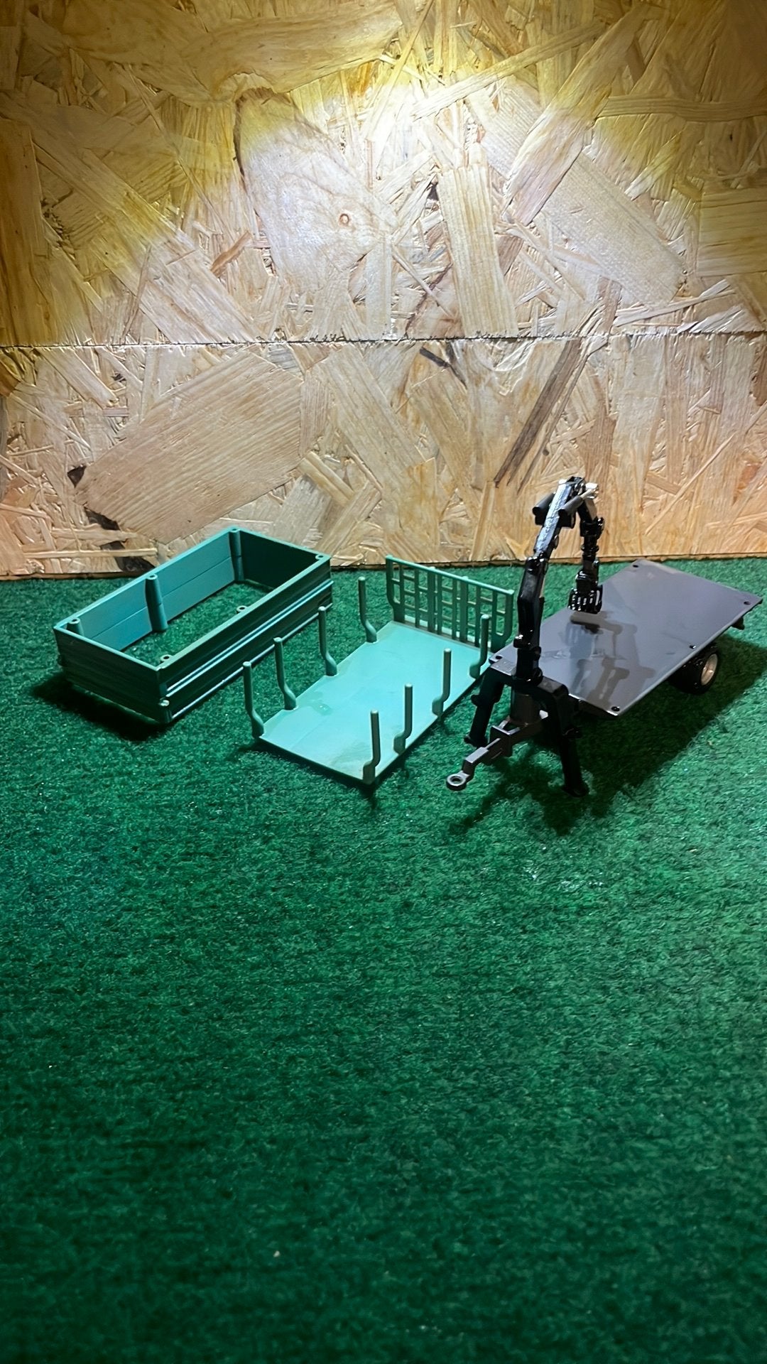 Siku boom/kiep combinatie, Hobby en Vrije tijd, Modelauto's | 1:32, Ophalen of Verzenden, Zo goed als nieuw, Tractor of Landbouw