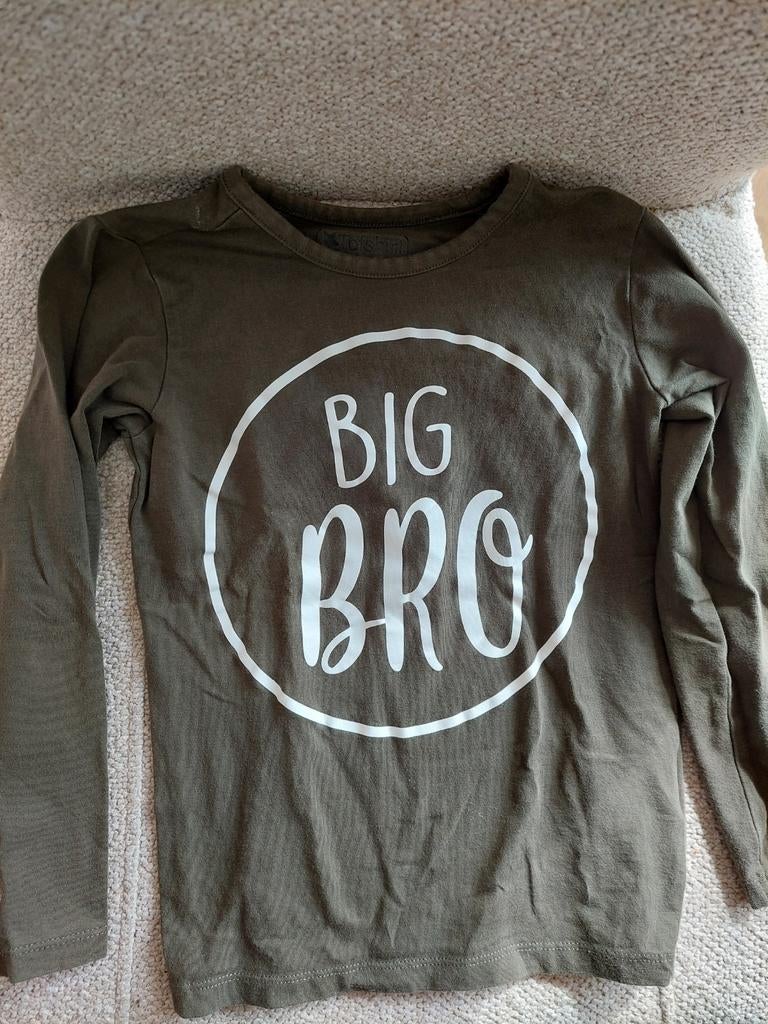 Stoer T-shirt 'Big Bro' - Maat 98/104, Topshirt, Gebruikt, Ophalen of Verzenden, Shirt of Longsleeve