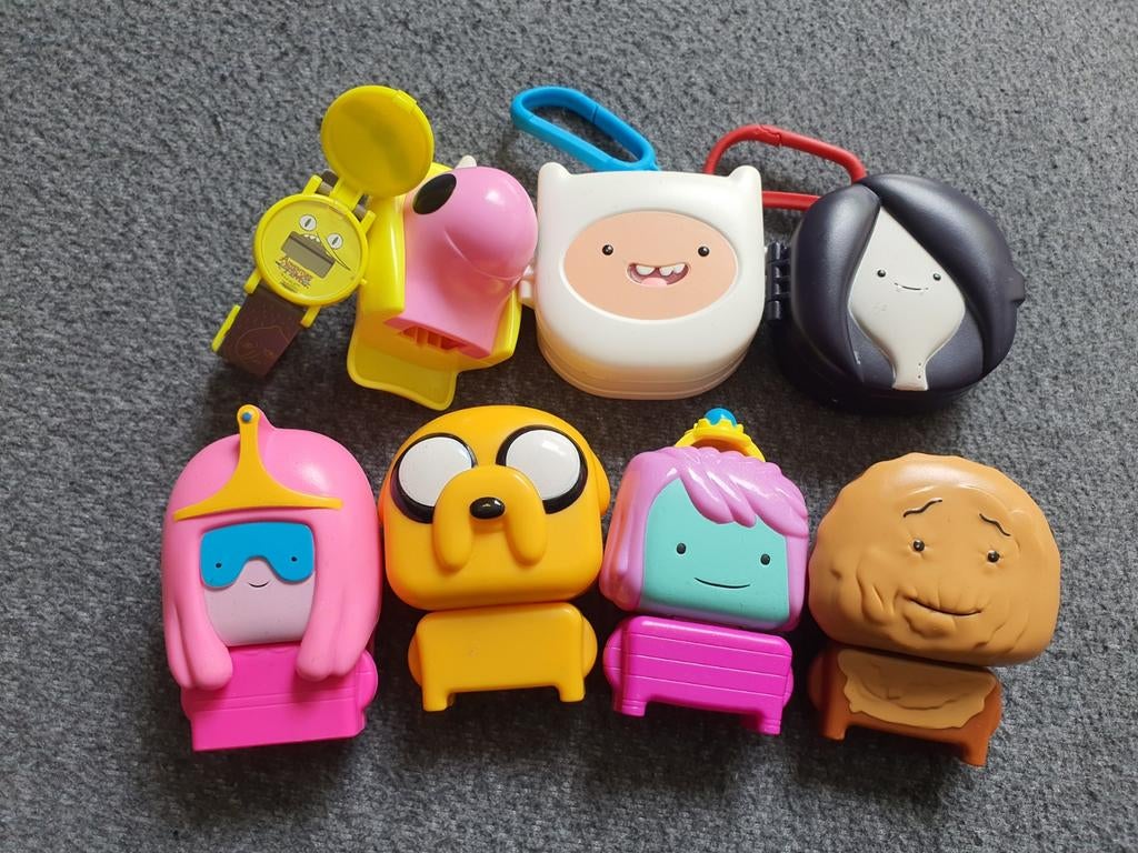 Adventure Time McDonald's happymeal figuren 2016-2017 set, Ophalen of Verzenden, Gebruikt