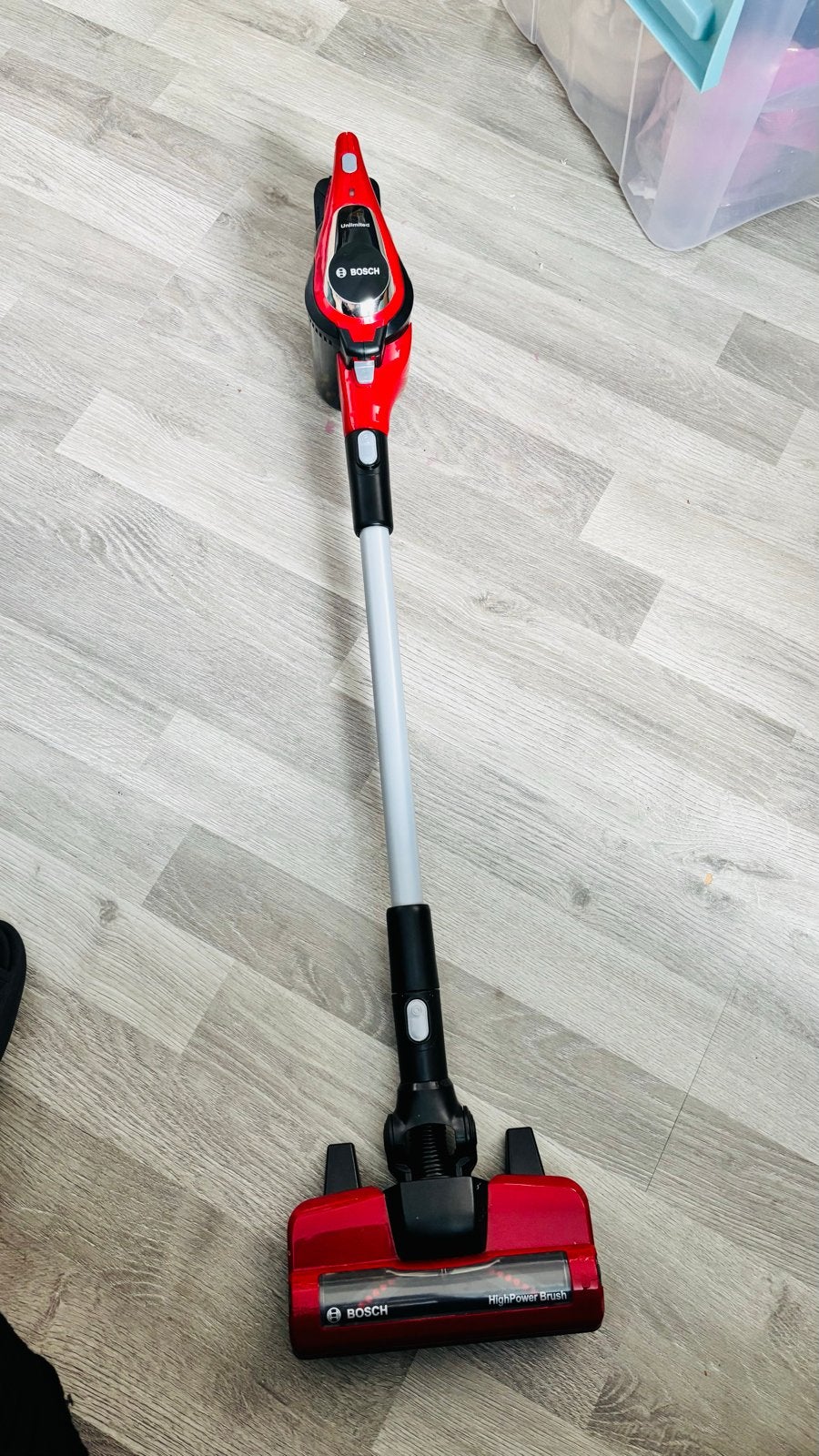 Speelgoed Bosch steel stofzuiger, Kinderen en Baby's, Speelgoed | Overig, Ophalen, Gebruikt, Jongen of Meisje