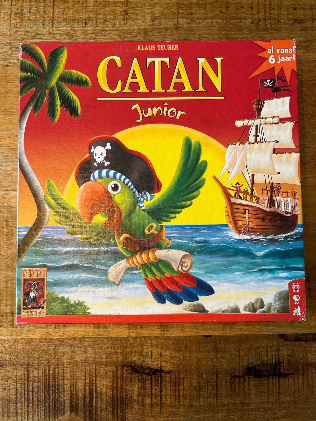 Catan Junior - Het populaire bordspel voor jonge piraten, Drie of vier spelers, Ophalen, Zo goed als nieuw