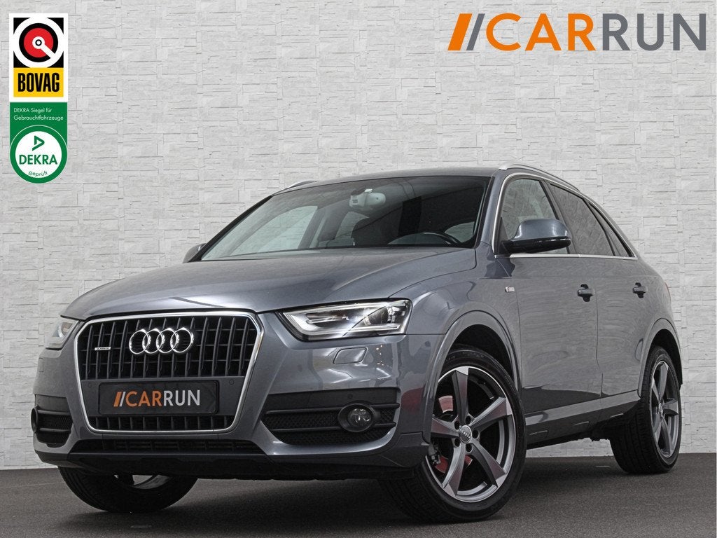 Audi Q3 2.0 TFSI Quattro 211PK Sport | Leder | Trekhaak | Au, Auto's, Audi, Parkeersensor, Gebruikt, 4 cilinders, Leder